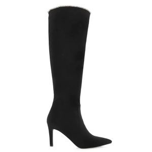 Billini Brea Black Suede Boot (Size 9)